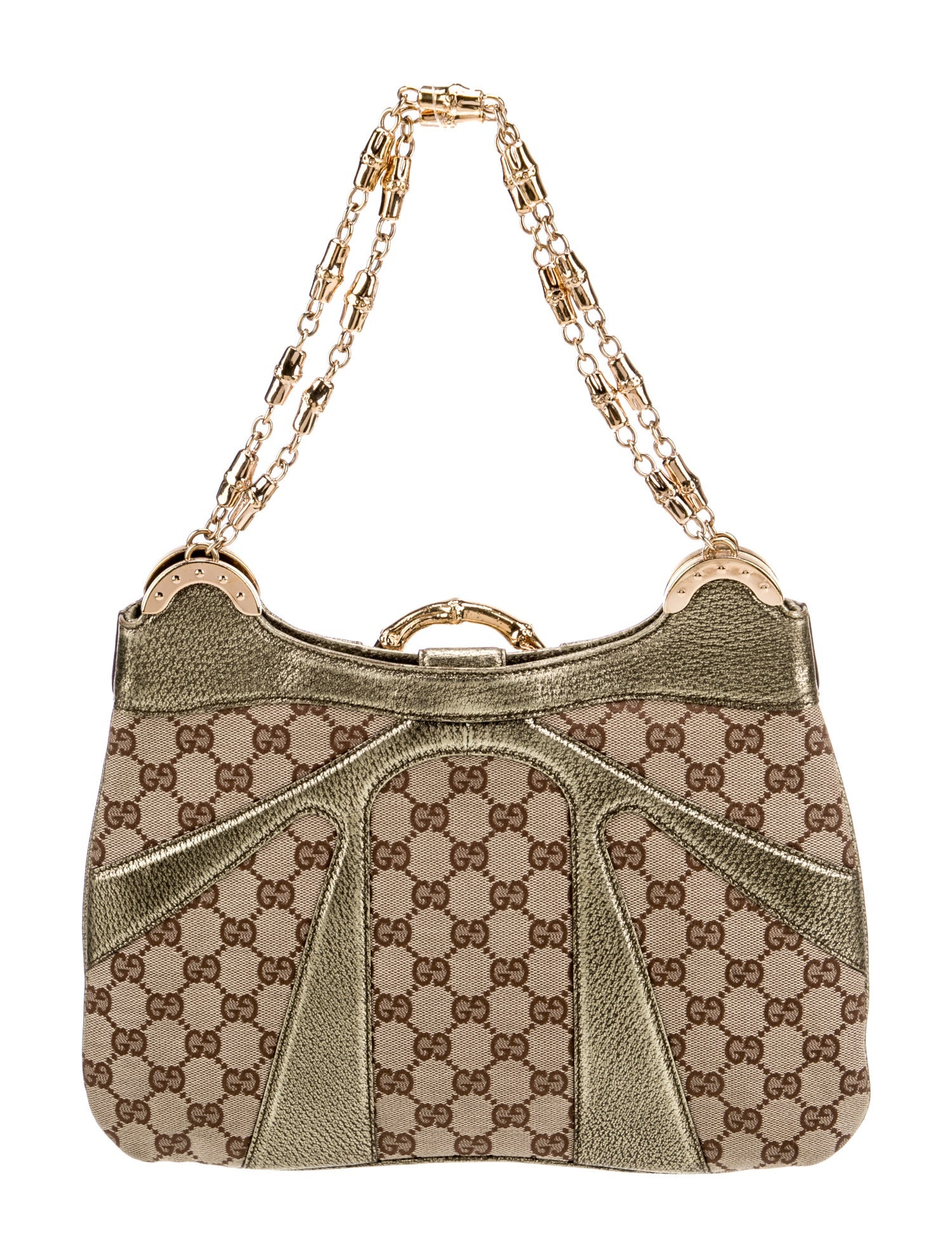 Gucci GG Canvas Bamboo Ring